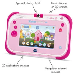 Tablette STORIO MAX 2.0 5' Rose - Tablette Enfant Multimédia