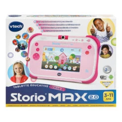 Tablette STORIO MAX 2.0 5' Rose - Tablette Enfant Multimédia -Célèbre Jouets Magasin 108855 tablette storio max rose 1 1