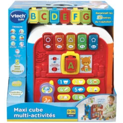 VTECH BABY Jouet éducatif Bébé Maxi Cube Multi-activités 7 VTECH BABY Jouet éducatif Bébé Maxi Cube Multi-activités -Célèbre Jouets Magasin 135405 Maxi cube multi activitC3A9s boite