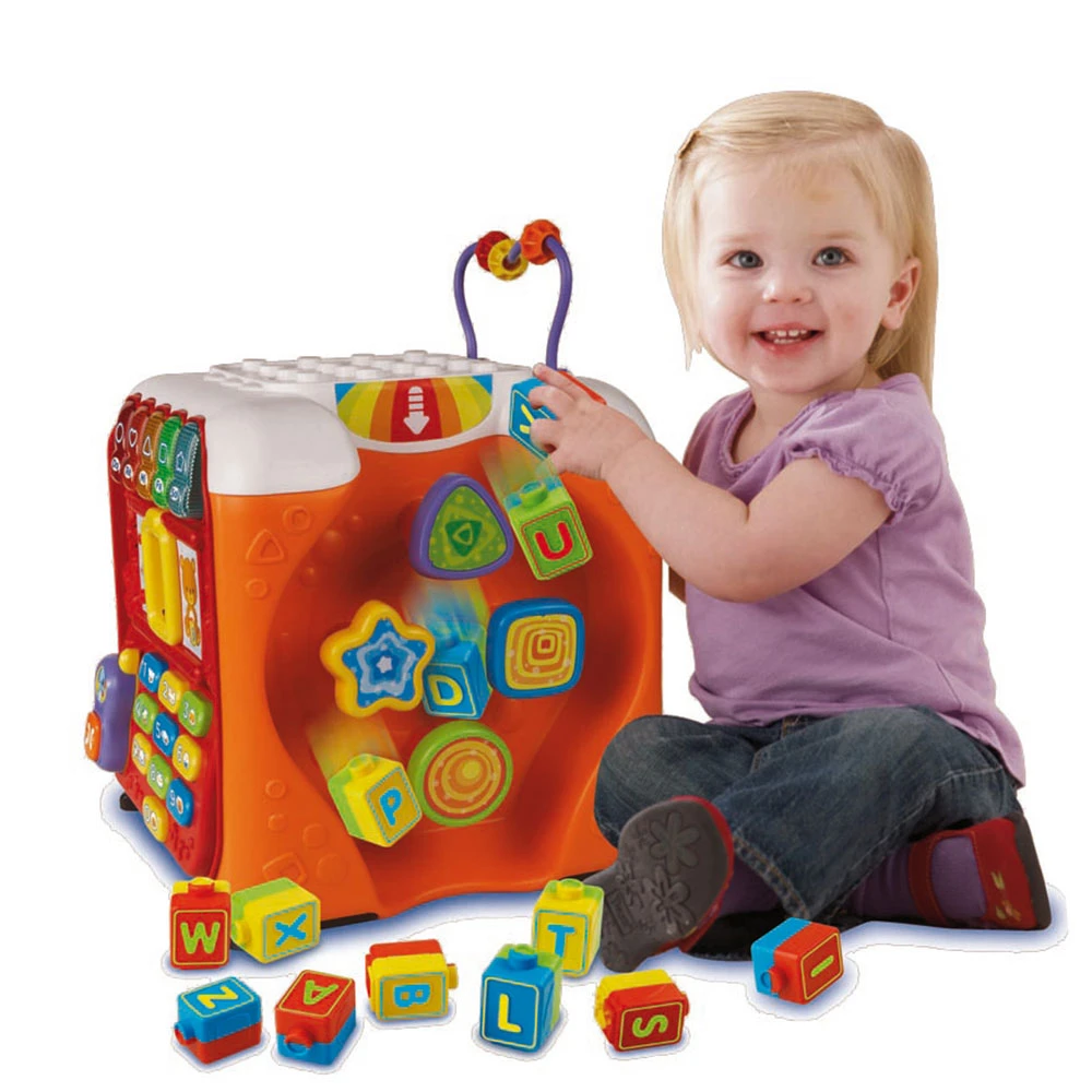 VTECH BABY Jouet éducatif Bébé Maxi Cube Multi-activités 3 VTECH BABY Jouet éducatif Bébé Maxi Cube Multi-activités – Image 3