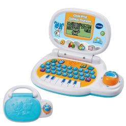 VTech Ordi P'tit Genius Ourson Bleu - Ordinateur éducatif
