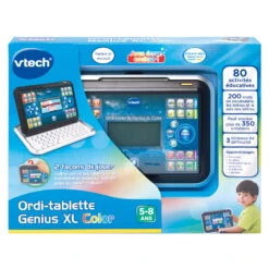 VTech Ordi-tablette Genius XL Color - Noir 7 VTech Ordi-tablette Genius XL Color - Noir -Célèbre Jouets Magasin 155505 ordi tablette genius color noir boite