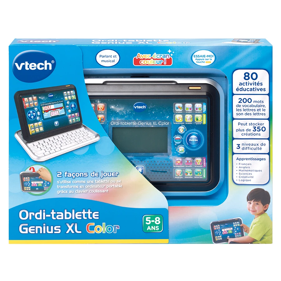 VTech Ordi-tablette Genius XL Color - Noir 3 VTech Ordi-tablette Genius XL Color - Noir – Image 3