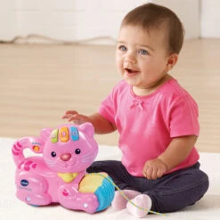 VTECH BABY 1, 2, 3 P'tit Chat Rose - Jouet Interactif -Célèbre Jouets Magasin 158255 123 ptit chat rose enfant
