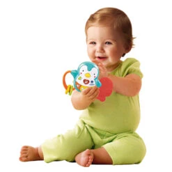 VTECH BABY Hochet P'tit Pingouin -Célèbre Jouets Magasin 165605 Hochet Ptit pingouin enfant