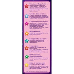 Kidi SuperStar LightShow - Rose -Célèbre Jouets Magasin 165805 kidi superstar lightshow dos