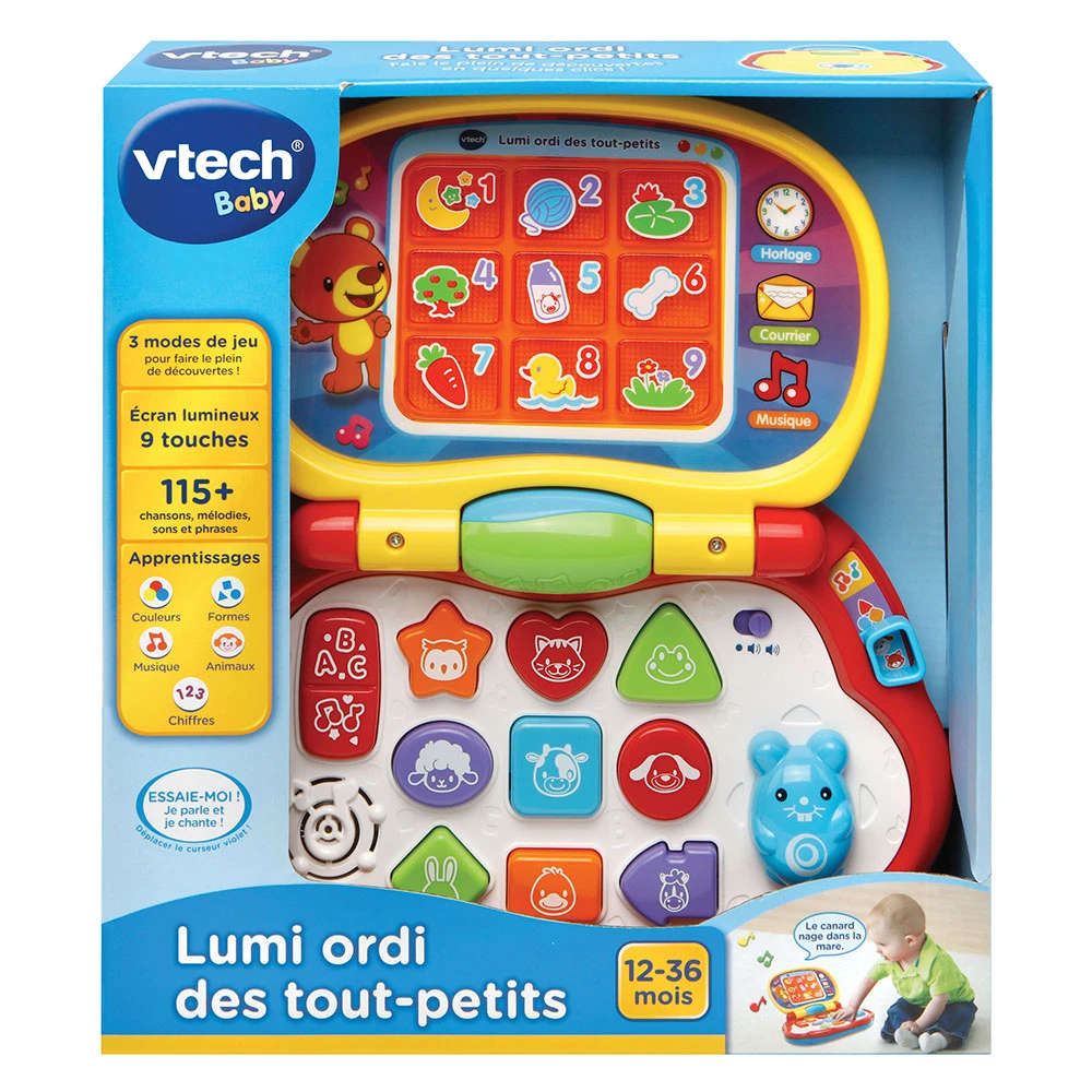 VTECH BABY Lumi Ordi Des Tout-petits - Ordinateur éducatif 3 VTECH BABY Lumi Ordi Des Tout-petits - Ordinateur éducatif – Image 3