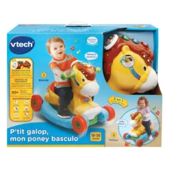 VTECH BABY Jouet Poney Basculo P'tit Galop -Célèbre Jouets Magasin 191405 Ptit20galop20mon20ponet20basculo 1 2