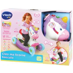 VTECH BABY Licorne à Bascule Cléo - Porteur Bébé 7 VTECH BABY Licorne à Bascule Cléo - Porteur Bébé -Célèbre Jouets Magasin 192305 licorne basculo boite