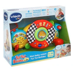 VTECH BABY Volant Enfant De Voiture - Tut Tut Bolides - VTech -Célèbre Jouets Magasin 192505 baby volant TTBolides boite