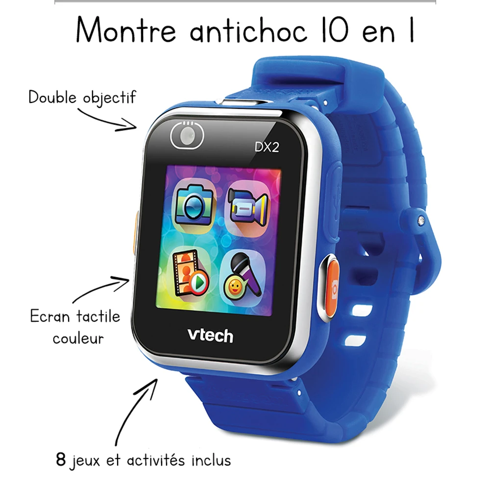 Montre Digitale Kidizoom Smartwatch DX2 Bleue 1 Montre Digitale Kidizoom Smartwatch DX2 Bleue