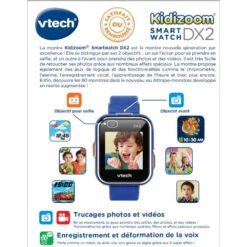 Montre Digitale Kidizoom Smartwatch DX2 Bleue 11 Montre Digitale Kidizoom Smartwatch DX2 Bleue -Célèbre Jouets Magasin 193805 Kidizoom smartwatch connect DX2 Bleue 7