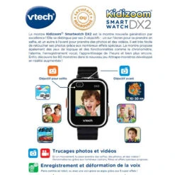 Kidizoom Smartwatch DX2 Noire - Montre Enfant -Célèbre Jouets Magasin 193865 Kidizoom smartwatch connect DX2 noire 6