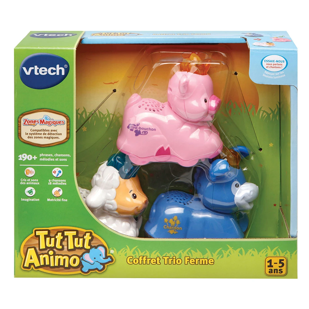 Coffret Jouets Animaux Trio De La Ferme - Tut Tut Animo 3 Coffret Jouets Animaux Trio De La Ferme - Tut Tut Animo – Image 3