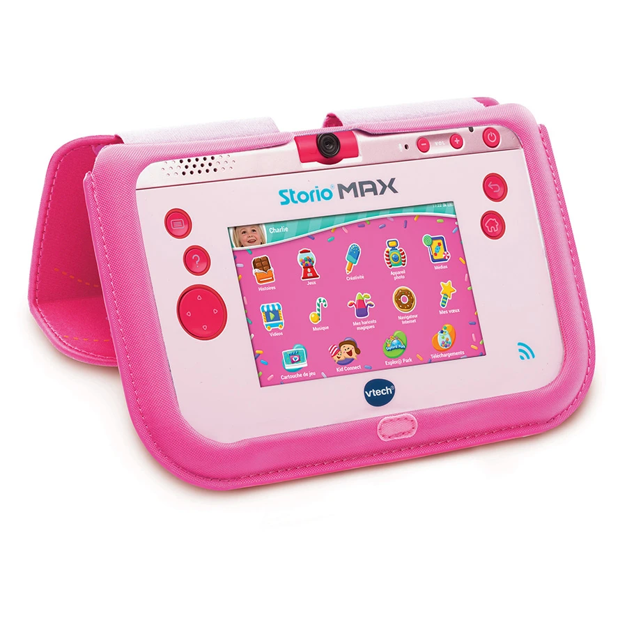 Etui Storio 5' Rose - Protège écran Tablette Storio 2 Etui Storio 5' Rose - Protège écran Tablette Storio – Image 2