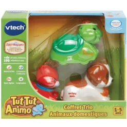 Coffret Animaux Domestiques - Tut Tut Animo -Célèbre Jouets Magasin 242875 boite Tut Tut Animo Coffret Trio Domestique Chat Tortue Chien montagnard