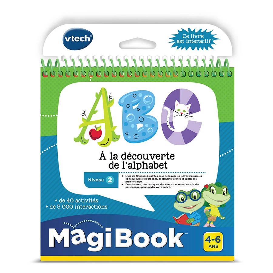 Livre éducatif Alphabet - Livre Magibook - VTech 1 Livre éducatif Alphabet - Livre Magibook - VTech