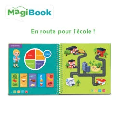 En Route Pour L'école -Célèbre Jouets Magasin 481205 livreMagibook en route ecole