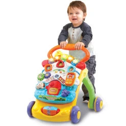 VTECH BABY Super Trotteur Parlant 2 En 1 Orange -Célèbre Jouets Magasin 505605 super trotteur parlant 1 2