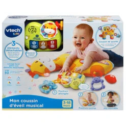 VTECH BABY Mon Coussin D'éveil Musical -Célèbre Jouets Magasin 506805 mon coussin deveil musical 1 2