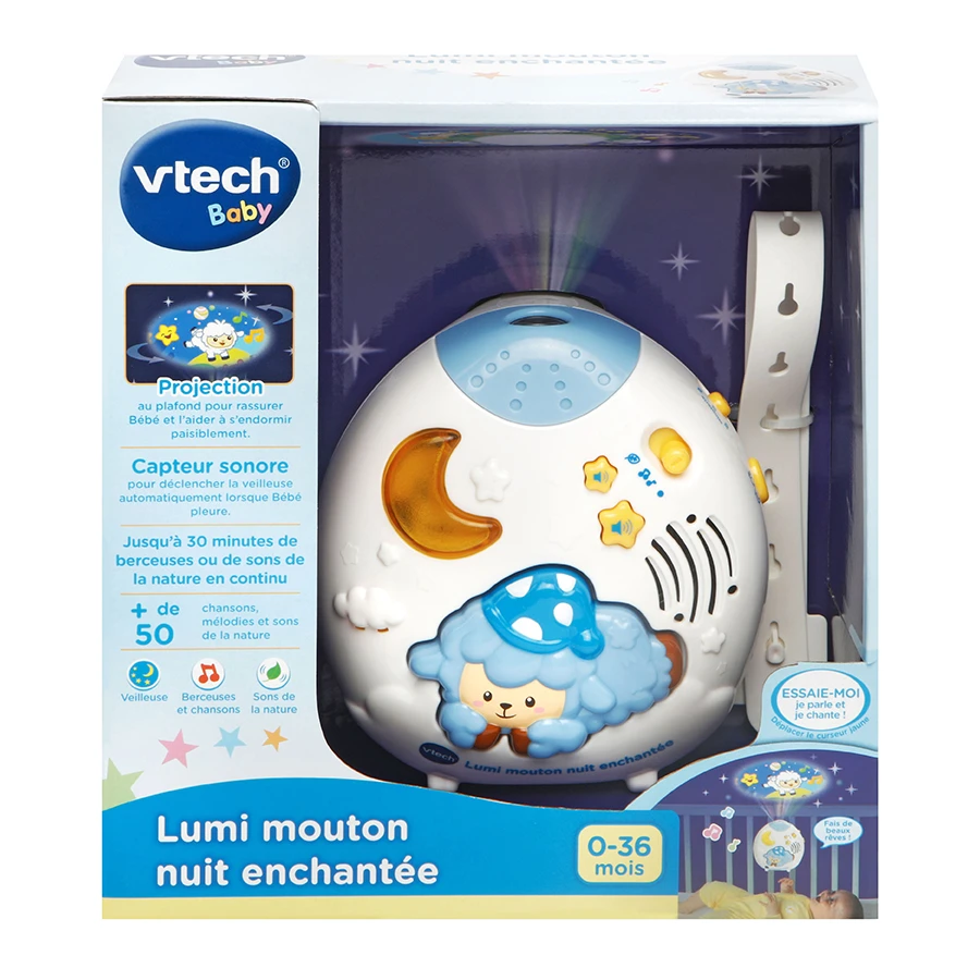VTECH BABY Lumi Mouton Nuit Enchantée Bleu - Veilleuse 3 VTECH BABY Lumi Mouton Nuit Enchantée Bleu - Veilleuse – Image 3