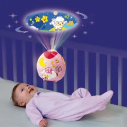 Célèbre Jouets Magasin -Célèbre Jouets Magasin 508755 Lumi mouton nuit enchantC3A9e rose enfant