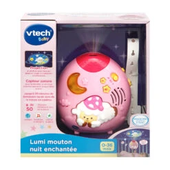 VTECH BABY Lumi Mouton Nuit Enchantée Rose - Veilleuse Lumineuse Et Musicale -Célèbre Jouets Magasin 508755 lumi mouton nuit enchantee boite