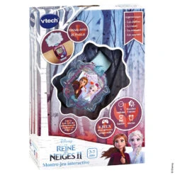 VTech Reine Des Neiges 2 - La Montre-jeu Interactive D'Elsa -Célèbre Jouets Magasin 518805 Reine des Neiges 2 La montre jeu interactive dElsa boite