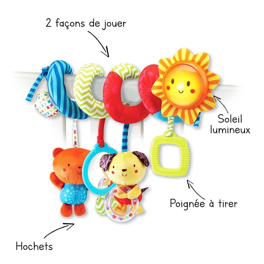 VTECH BABY Spirale Musicale Des P'tits Copains - Hochet 2 VTECH BABY Spirale Musicale Des P'tits Copains - Hochet – Image 2