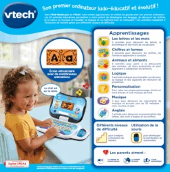 VTech Ordi Genius Pro Noir 17 VTech Ordi Genius Pro Noir -Célèbre Jouets Magasin 524805 dos boC3AEte