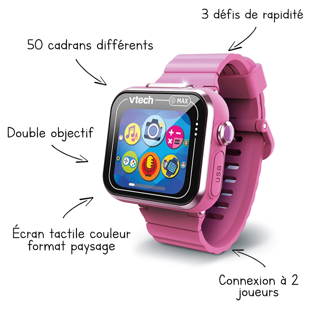 KidiZoom Smartwatch MAX Rose 2 KidiZoom Smartwatch MAX Rose – Image 2