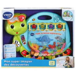 VTECH BABY Mon Super Imagier Des Découvertes -Célèbre Jouets Magasin 533405 Mon super imagier des dC3A9couvertes boite
