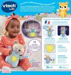 VTECH BABY Mon Ourson Lumi Dodo -Célèbre Jouets Magasin 539805 dos boC3AEte