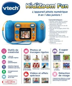 KidiZoom Fun Bleu -Célèbre Jouets Magasin 548905 dos boC3AEte