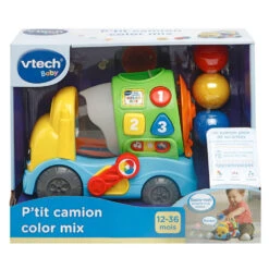 VTECH BABY P'tit Camion Color Mix - Camion Interactif -Célèbre Jouets Magasin 601905 ptit camion color mix boite