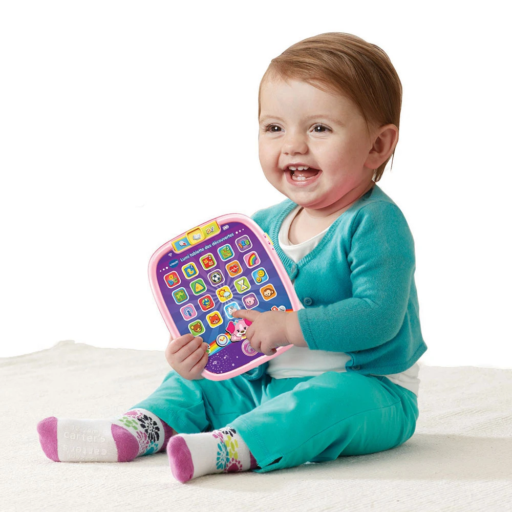 VTECH BABY Lumi Tablette Des Découvertes Rose - Tablette éducative 2 VTECH BABY Lumi Tablette Des Découvertes Rose - Tablette éducative – Image 2