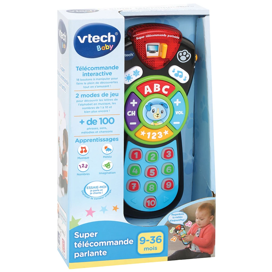 VTECH BABY Super Télécommande Parlante 4 VTECH BABY Super Télécommande Parlante – Image 4