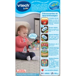 VTECH BABY Super Télécommande Parlante 6 VTECH BABY Super Télécommande Parlante -Célèbre Jouets Magasin 606275 super telecommande parlante boite