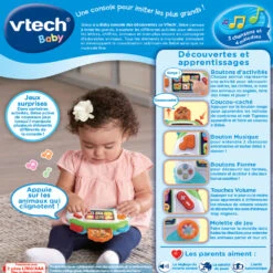 VTECH BABY Baby Console Des Découvertes 7 VTECH BABY Baby Console Des Découvertes -Célèbre Jouets Magasin 609105 Baby console des dC3A9couvertes dos
