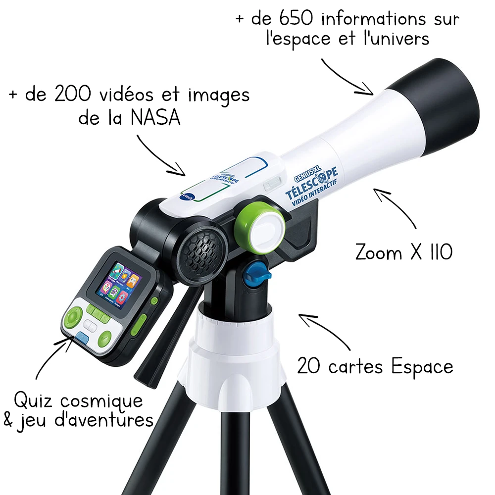 VTech Genius XL - Télescope Vidéo Interactif 2 VTech Genius XL - Télescope Vidéo Interactif – Image 2