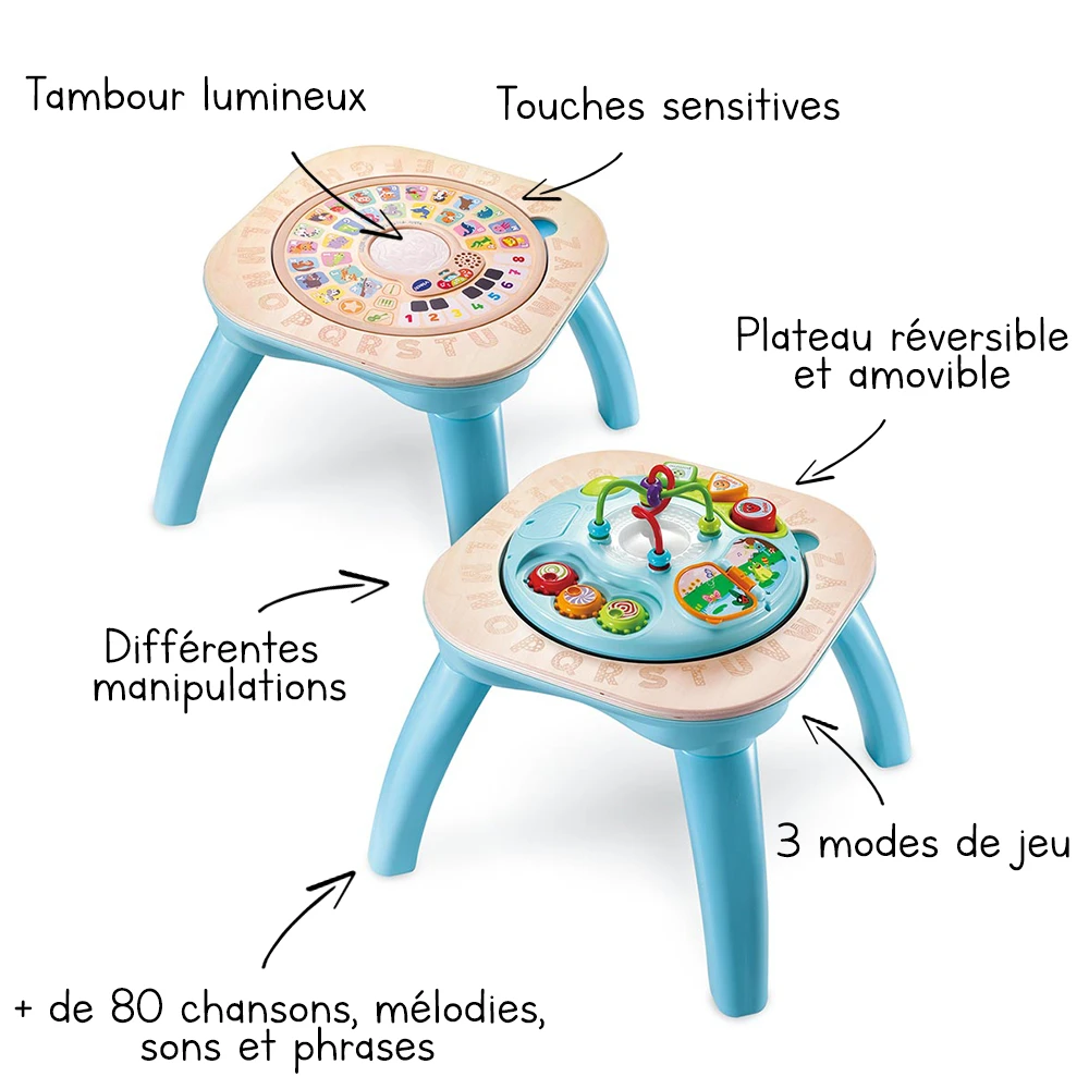 VTECH BABY Table D'activités évolutive Nature 2 VTECH BABY Table D'activités évolutive Nature – Image 2