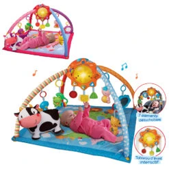 VTECH BABY Lumi Tapis Des P'tits Copains Rose - Tapis D'éveil -Célèbre Jouets Magasin 80 146455 420 20Copy