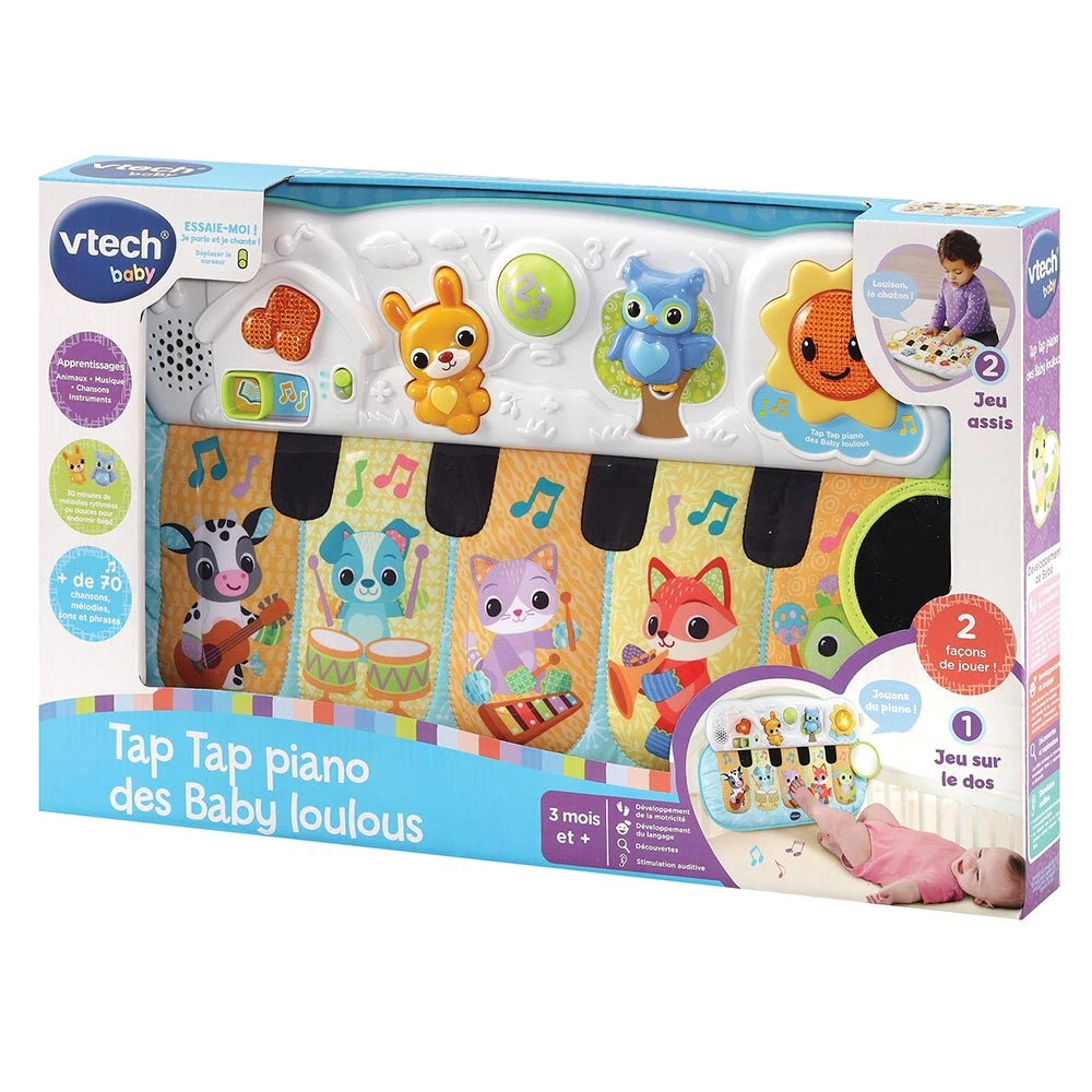 VTECH BABY Tap Tap Piano Des Baby Loulous 6 VTECH BABY Tap Tap Piano Des Baby Loulous – Image 6