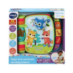 VTECH BABY Super Livre Enchanté Des Baby Loulous Bleu - Livre Interactif -Célèbre Jouets Magasin 80 166775 8
