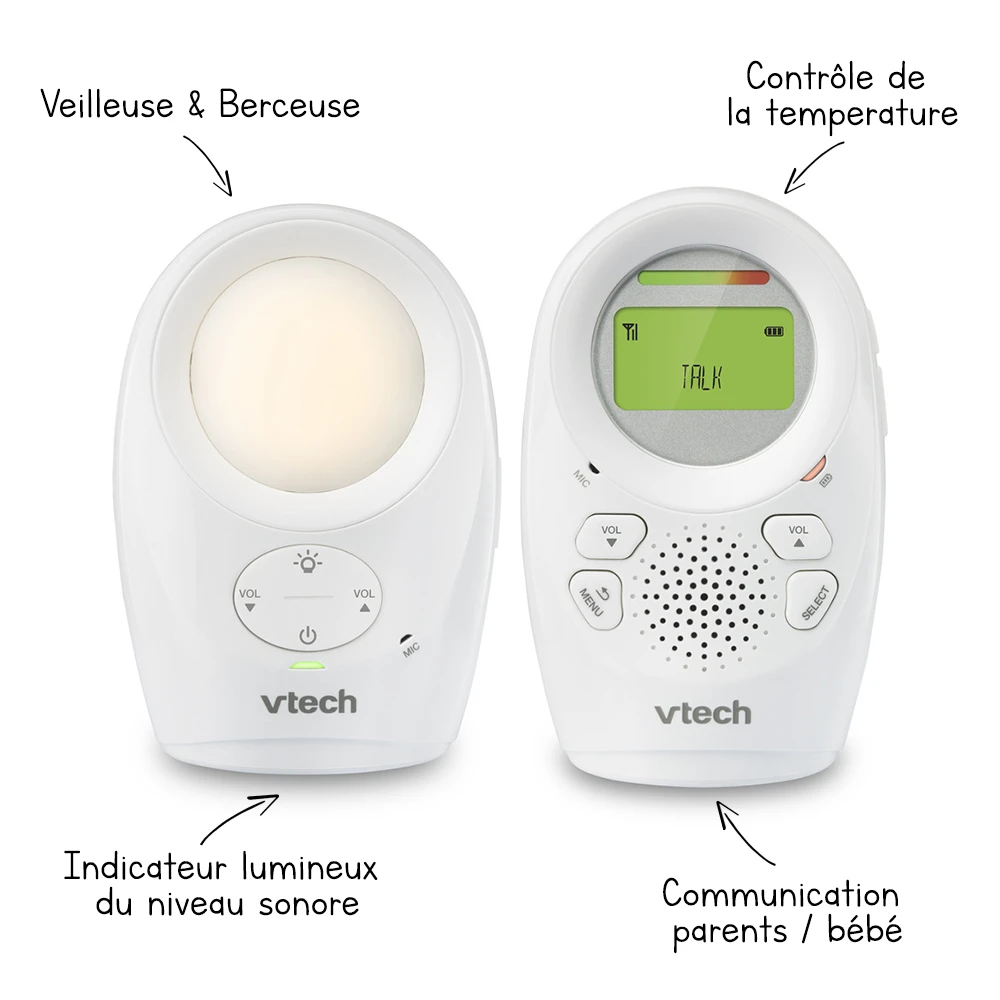 Babyphone Veilleuse BM1211 2 Babyphone Veilleuse BM1211 – Image 2