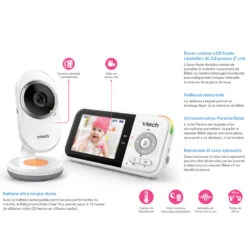 BabyPhone Vidéo Clear Plus - BM3254 15 BabyPhone Vidéo Clear Plus - BM3254 -Célèbre Jouets Magasin 80 302623 dos boite