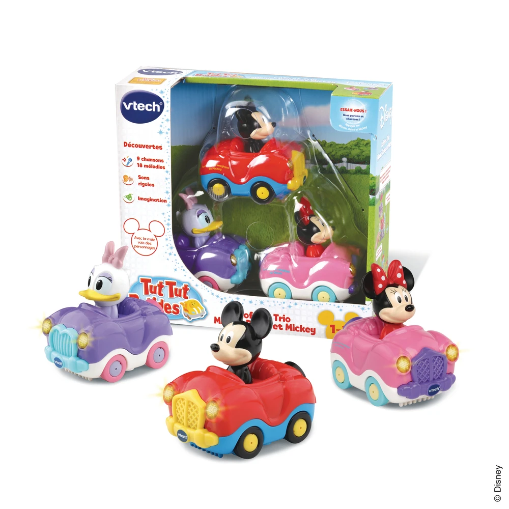 Coffret Trio Minnie/Mickey (cabrio Minnie + Cabrio Daisy+ Cabrio Mickey) 2 Coffret Trio Minnie/Mickey (cabrio Minnie + Cabrio Daisy+ Cabrio Mickey) – Image 2