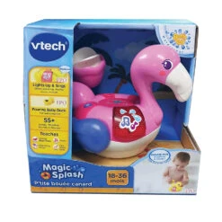 VTech Magic'Splash - P'tites Bouées Animaux -Célèbre Jouets Magasin 80 411105 MagicSplash Ptites bouC3A9es animaux flamant rose box