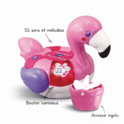 VTech Magic'Splash - P'tites Bouées Animaux -Célèbre Jouets Magasin 80 411105 MagicSplash Ptites bouC3A9es animaux flamant rose infos