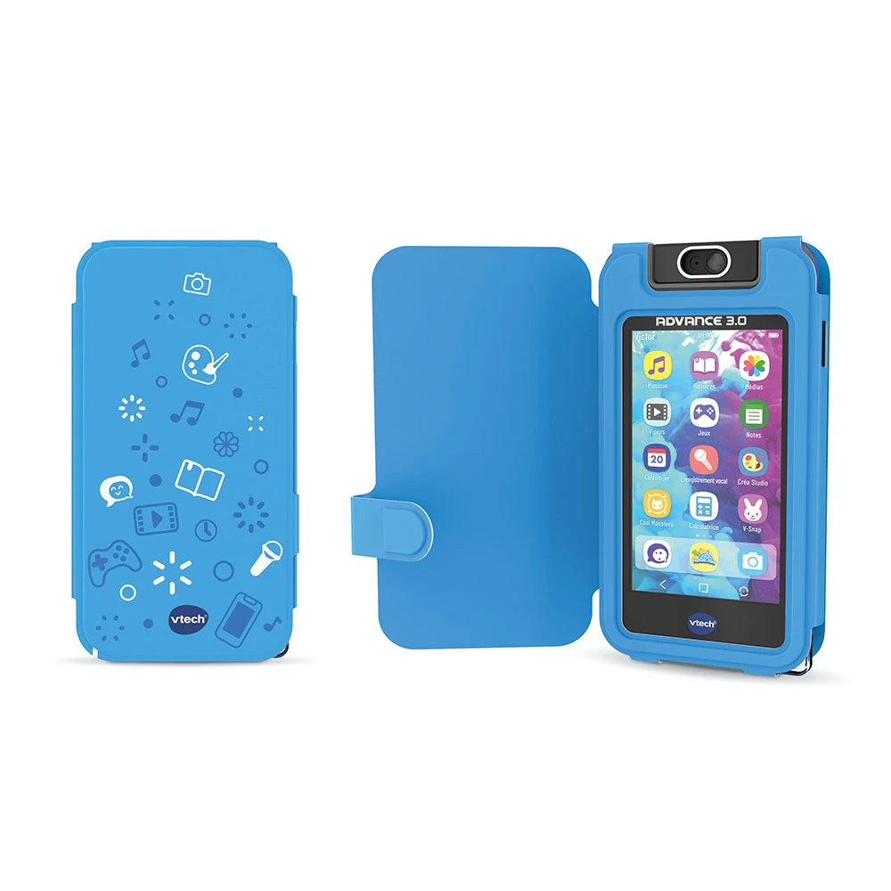 Etui De Protection Bleu Pour KidiCom Max 3.0 / Advance 3.0 1 Etui De Protection Bleu Pour KidiCom Max 3.0 / Advance 3.0
